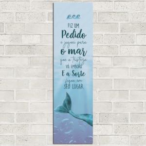 Marca Pagina 5x20 cm Couchê 210 gr 5x20 cm 4x0  Corte Reto- 