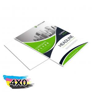 Panfletos- Premium- 10x15 cm - 4x0 Couchê 150g- 10x15 cm- 4x0 Colorido frente Corte Reto 