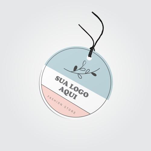 Tag Redondo 4,8x4,8 cm - 4x0